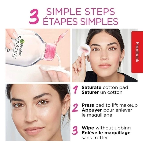 3/$20 ❤️ NEW Garnier SkinActive Micellar Cleansing Water - Picture 2 of 4